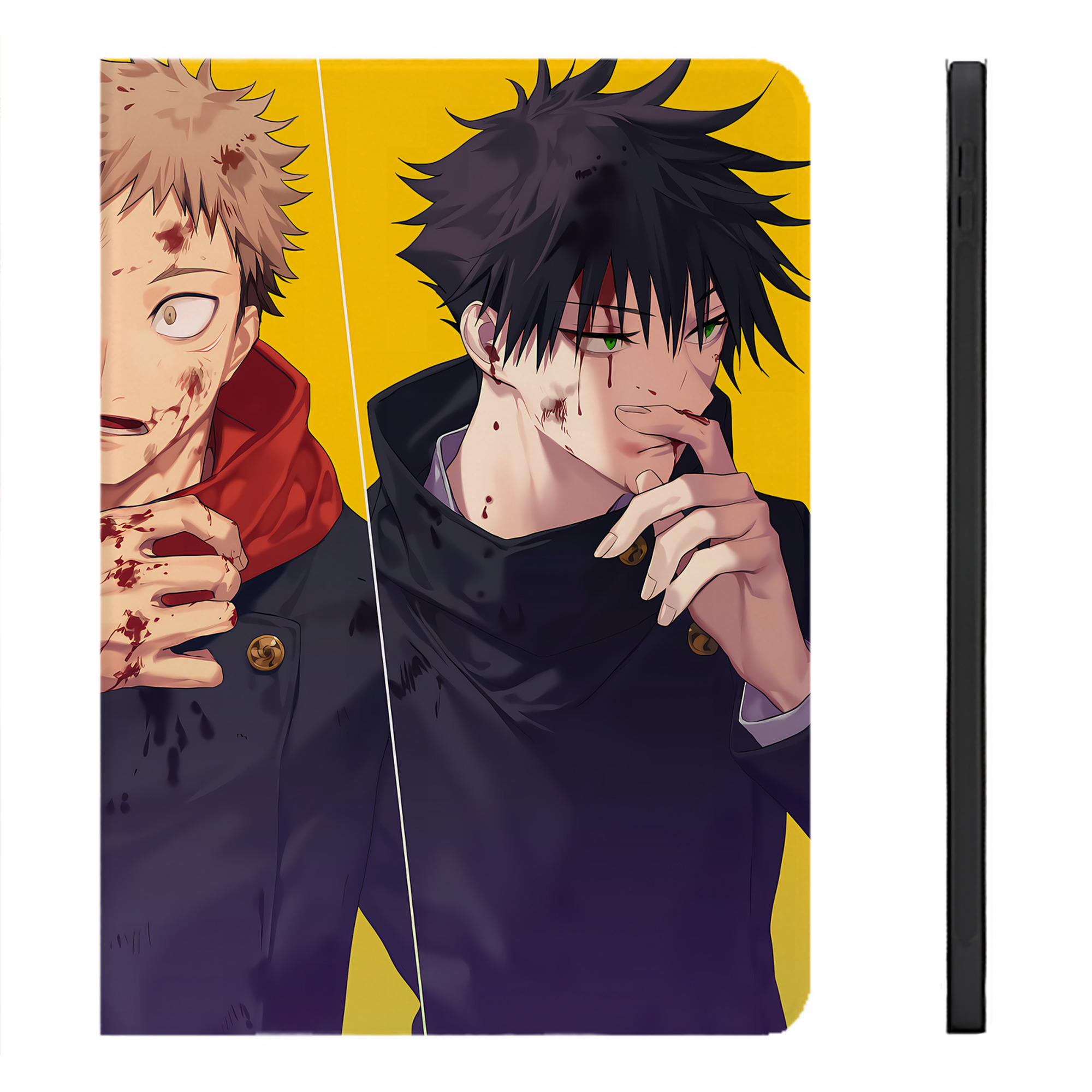 （画像用） 呪術廻戦 Jujutsu Kaisen IPadケース ペンホルダー付き ブックスタイルデザイン
